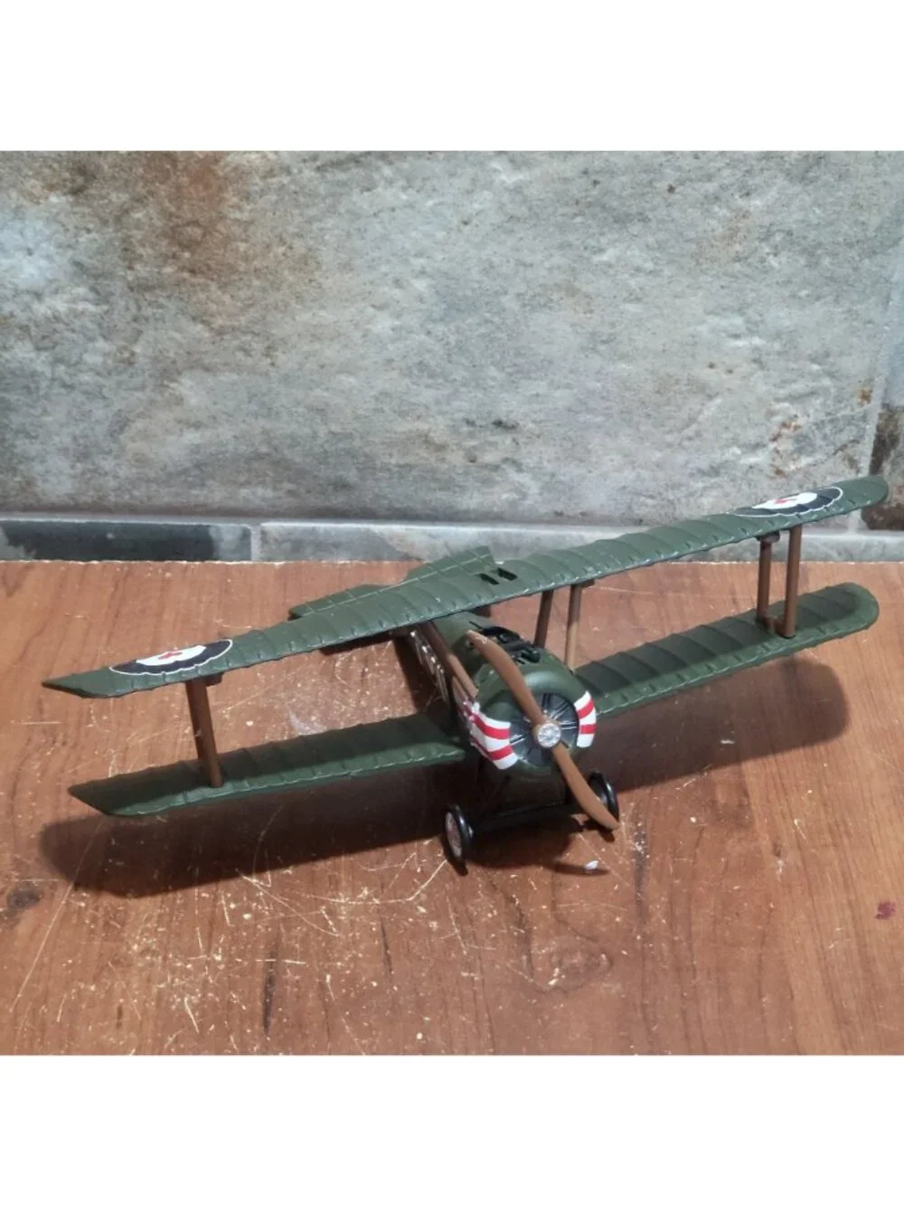 Assembled Airplane Model Kit InAir E Z Sopwith Camel F1 Missing Display Stand